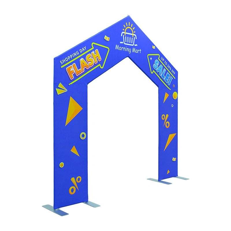Custom A-Shape Arch Stand styled for wedding ceremonies, celebrations, event entrances, and professional photo areas