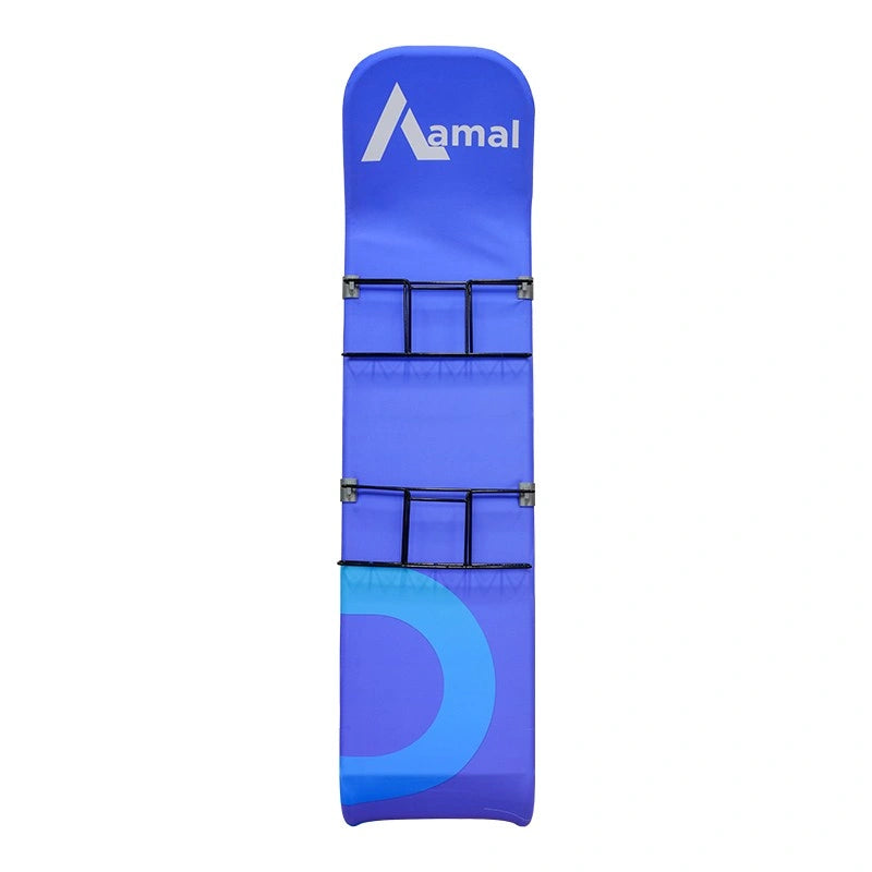 Stylish literature display stand for office reception areas