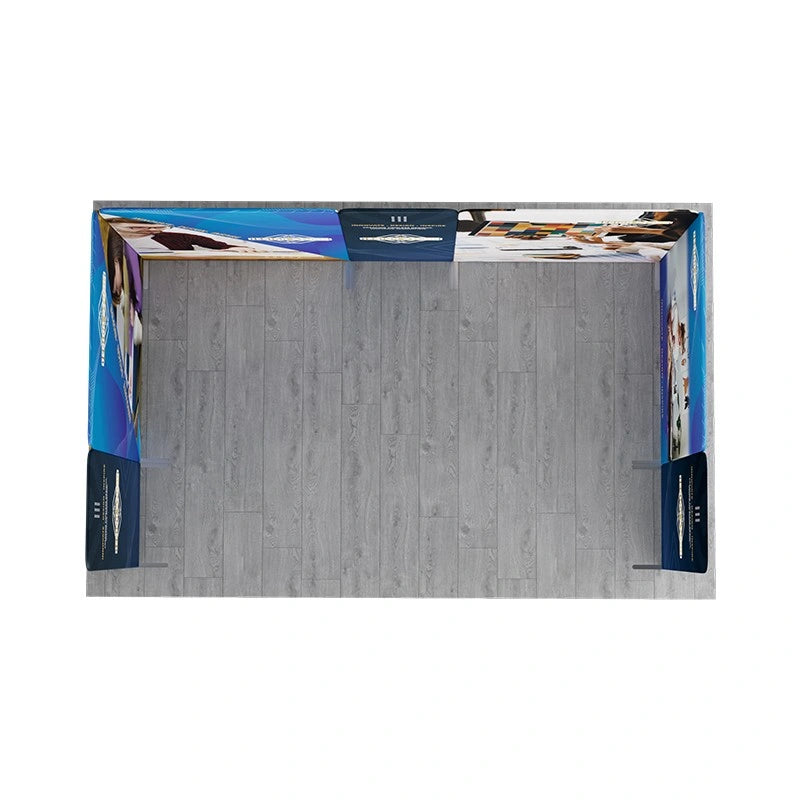 16.4x10 trade show booth with magnetic EZ tube fabric panels