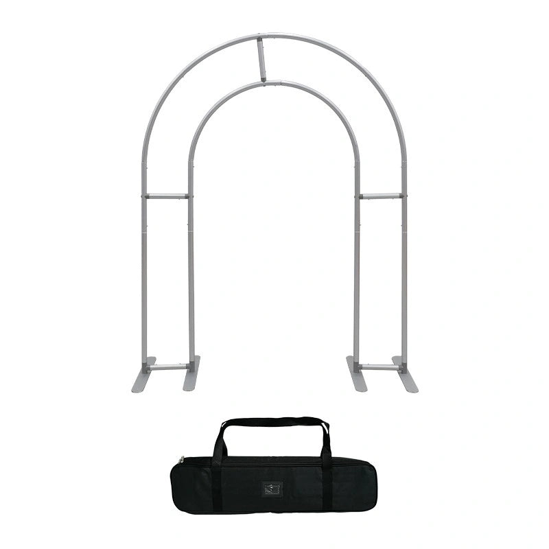 Event Arch Backdrop with durable aluminum frame for indoor and outdoor weddings, celebrations, and photo areas