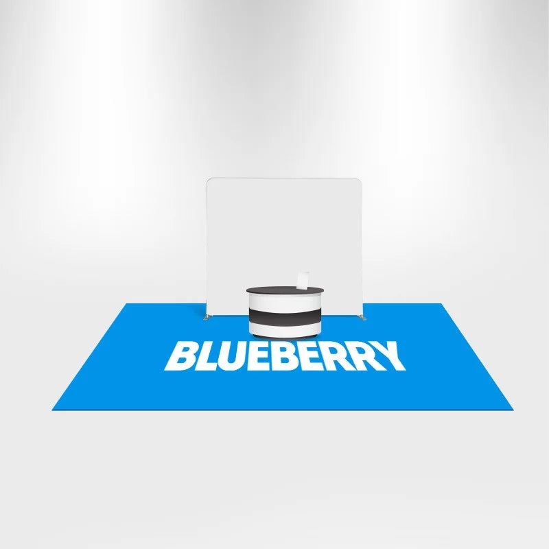 Personalized Crystal Velvet Carpet with custom graphics for offices, events, and interior décor