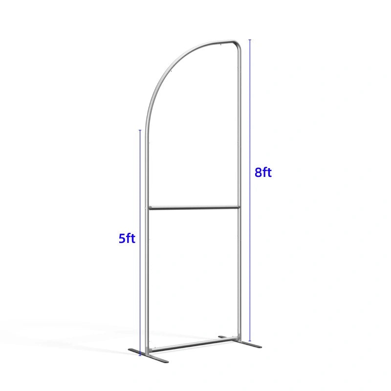 Trade show-ready magnetic slope banner stand 2 with vibrant printed design