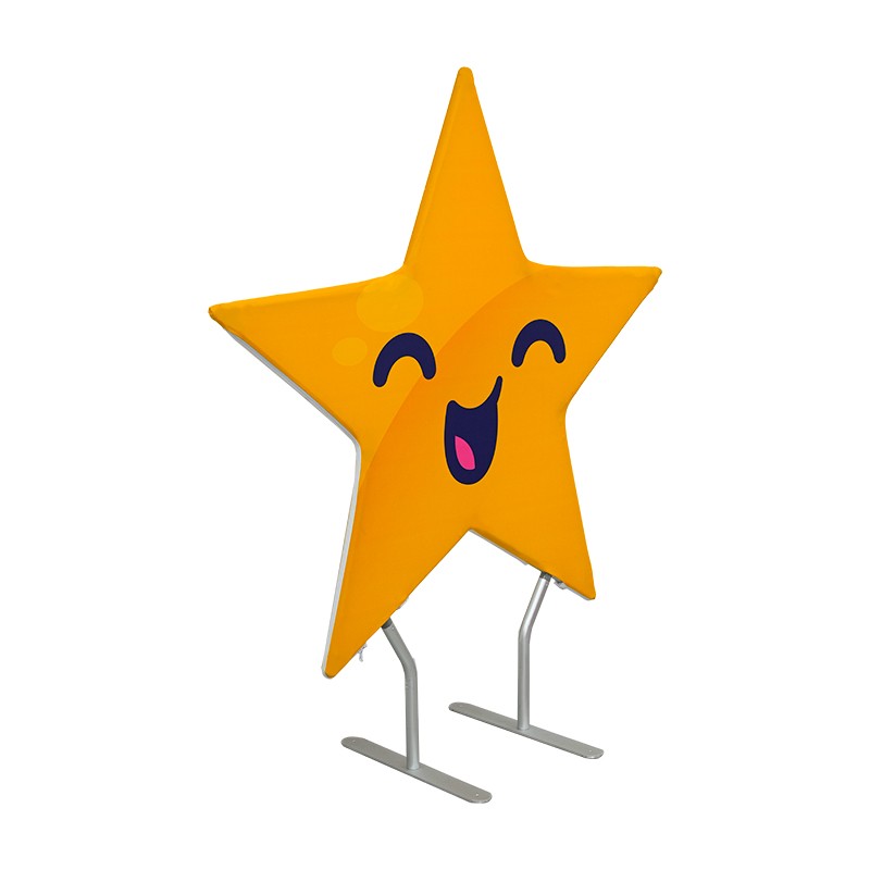 Pentagram Shaped Backdrop - Flame-Retardant 240g Tension Fabric