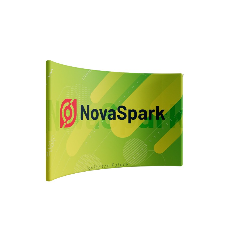 10x20ft Trade Show Booth Kit - A2 - Flame-Retardant 240g Tension Fabric